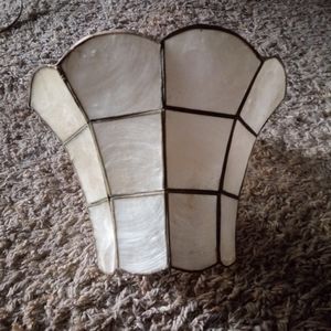 Cadiz WindowPaneOysterBrassLamp